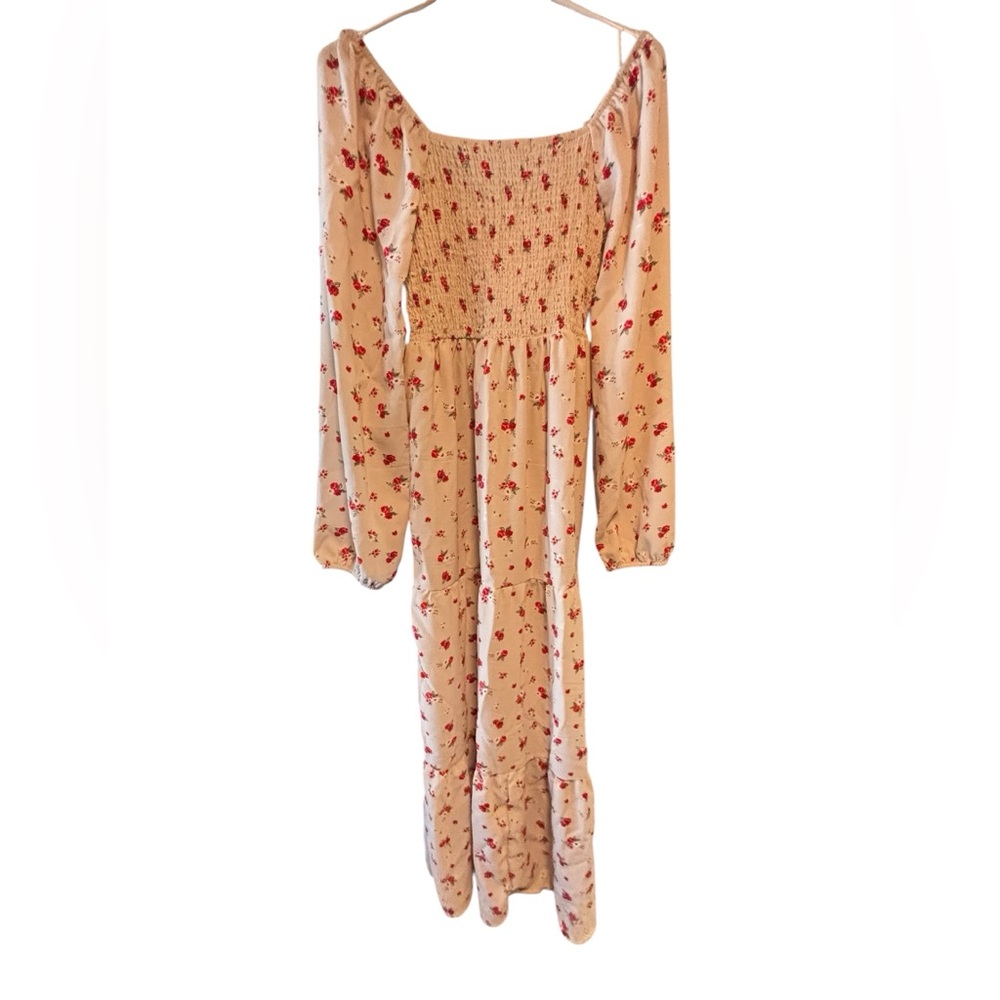 Floral Smocked Maxi Dress Never Worn